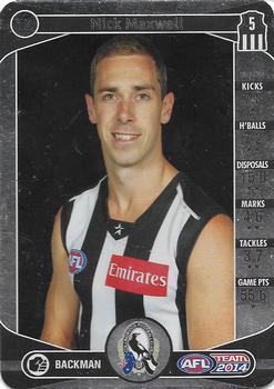 2014 Team Zone AFL Team - Silver #12 Nick Maxwell Front